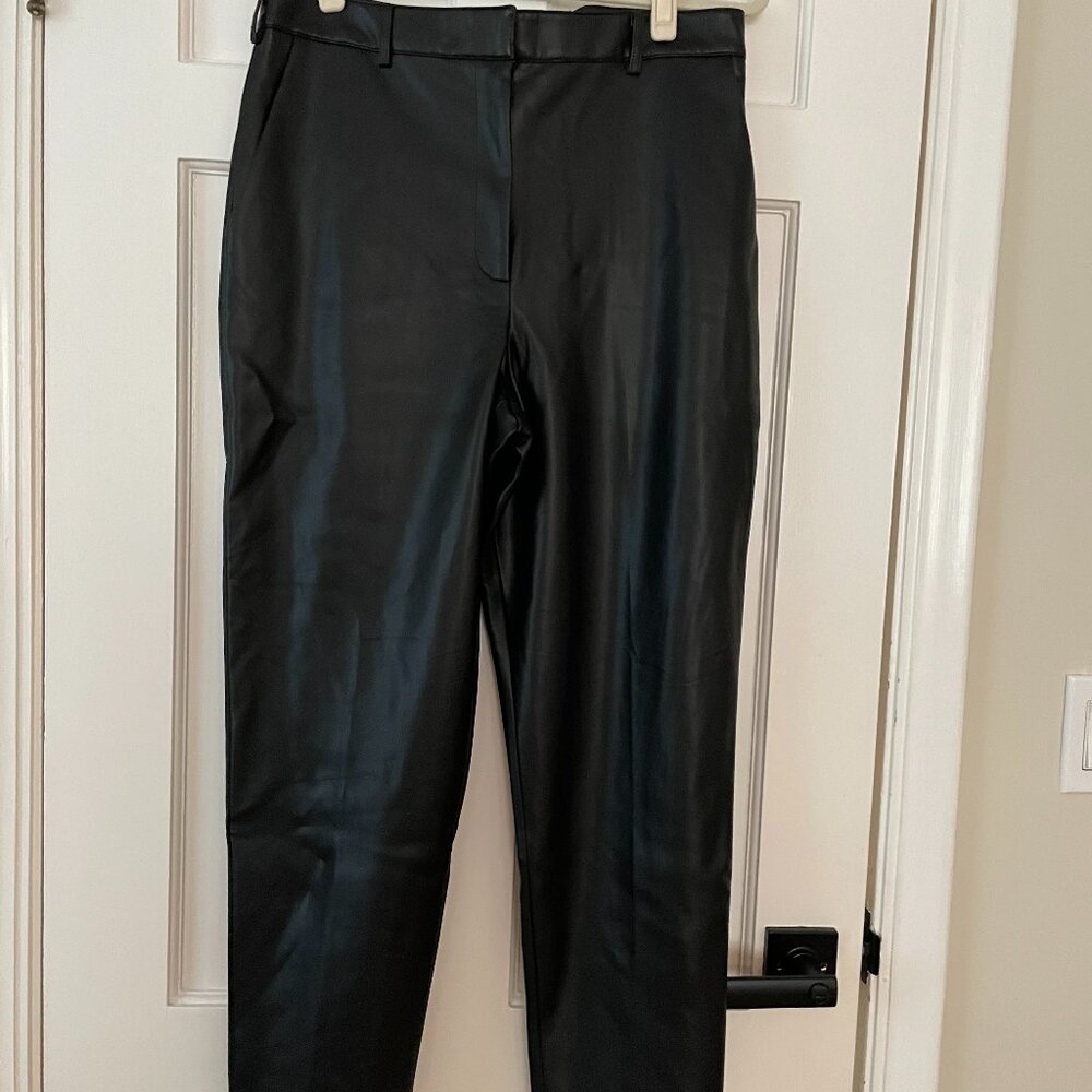 French Connection Faux Leather Pants Size 10 NWOT